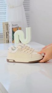 Giày MWC A118 - Thể Thao Nữ Phối Màu Chất Liệu Da Siêu Êm Chân Đế Độn 4CM Hot Trend