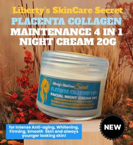 Libertys PLACENTA COLLAGEN MAINTENANCE 4 IN 1 FACIAL NIGHT CREAM 20G