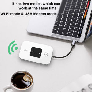 KYI Modem Wifi Telkomsel K300 Mifi 4G LTE 150Mbps Unlock All Operator Router Nirkabel 4G Telepon Komputer Portabel WiFi Hot-spot Seluler Nyaman
