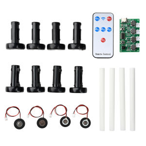 diymore | DC 5V RF Infrared Remote Control Four Jet Humidifier Module Atomization Control Board DIY Ultrasonic Atomizer Type C