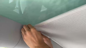 รุ่นใหม่ปี 2025 Tesla Model Y ม่านบังแดดหลังคา พร้อมฉนวนกันร้อน รับประกันม่านไม่หย่อน