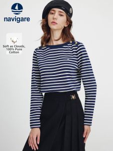 Navigare | Leisure Pure Cotton Striped T-Shirt