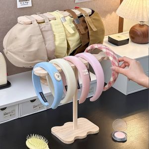 1 ชิ้นแถบคาดศีรษะขาตั้งไม้Headbandสร้อยคอสร้อยข้อมือขาตั้งจอแสดงผลHeadbandเครื่องประดับRackเครื่องประดับ