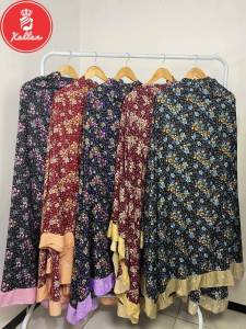 Mukena Katun Rayon Premium Jumbo Motif Dewasa Terbaru Kekinian Mukena Aurel Fashion Muslim - XELLEA