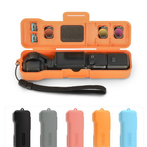 Case for DJI OSMO Pocket 3 PC Protective Cover With Strap Anti-Scratch Protector Box for DJI Pocket 3 Camera Shell Accessories
