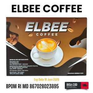 ELBEE COFFEE 1 BOX ISI 10 SACHET ORIGINAL BBC