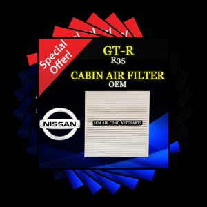 NISSAN GT-R R35 OEM FIBRE CABIN AIR FILTER (CAR AIRCON PARTS) (BLOWER AIR FILTER) UNDER DASHBOARD