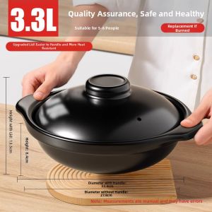 MENGCHUANG | Stovetop Ceramic Pot for Gas Stove