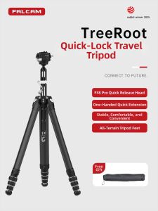 Falcam | Quick Lock Carbon Fiber Travel Tripod For Cameras