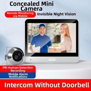 HOPE YEAR(希望之年) | Smart Cat Eye Monitor Camera with Doorbell Display Remote Viewing Anti-theft Night Vision