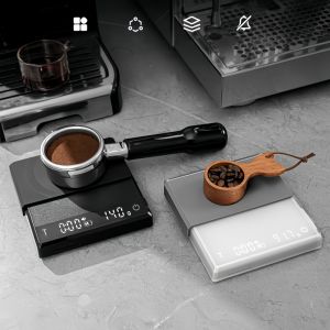 Electronic Coffee Scale Smart Powder-water Ratio Timing USB Silicone Pad High Precision Good Quality Professional Coffee Tools