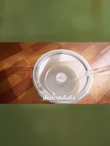 ไม้ถูพื้นหมุนได้ 360 องศา ประหยัดแรงงาน สะดวกใช้งาน สำหรับทำความสะอาดพื้น ไม้ถูพื้นปรับระดับได้สูง