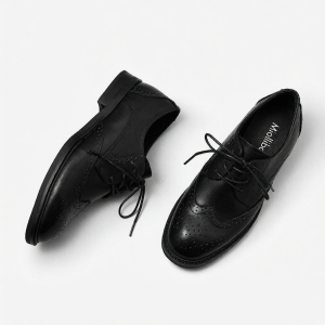 MIOLLIBARN | Vintage Lace-up Brogue Shoes Womens Flats Oxford