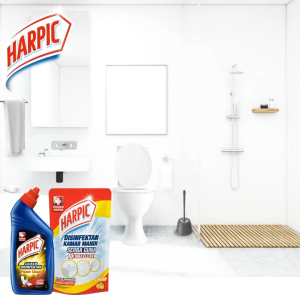 Perawatan Rumah / Pembersih Kloset / Closet Cleaner Anti Bakteri Harpic 405 Ml Varian Disinfektan Power Plus 10 x Advanced Max Clean Citrus Lavender Fresh Lemon Fresh Floral