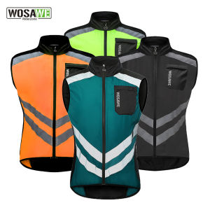 WOSAWE | WOSAWE Reflective Vest Motorcycle Cycling Sports Outdoor Moto Cycling Clothing Reflective Vest Windbreaker