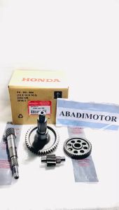 GEAR RASIO BOX RASIO SET BEAT FI ESP K81 SCOOPY FI ESP K93 STATER HALUS GENIO TAHUN 2017 SAMPAI 2021 GIGI GARDAN  BARU ORIGINAL HONDA