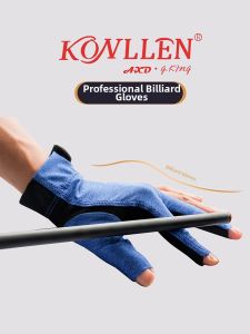 Konllen | Breathable Left/Right Hand Open-Finger Billiards Glove