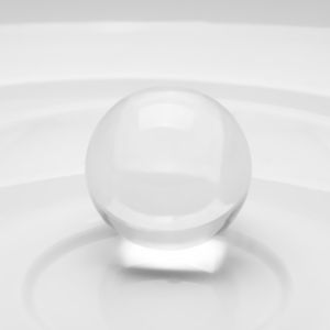 30 มม.แก้วคริสตัลบอลเลนส์ Fengshui ตกแต่งโปร่งใสลูกปัดโคมระย้าตกแต่งบ้านการถ่ายภาพทรงกลมแสง