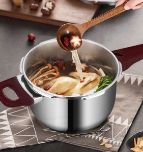 Shunfa Lexiang 16 Energy-Saving Mini Pressure Cooker Food Grade 304 Stainless Steel Explosion-Proof Pressure Cooker Gas Induction Cooker