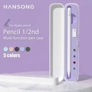 Storage Box with Lid for Apple Pencil 2nd Gen and 1st Generation - Pen Protective Carrying Case for iPad Pencil Shock-Absorption