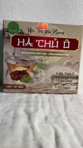 Hà thủ ô túi lọc (hộp 40 gói) hà thủ ô đỏ Bảo Khang giảm rụng tóc tóc bạc hói đầu giúp đẹp da kích mọc tóc