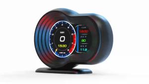 RYSJM | Màn Hình Hiển Thị HUD OBD2 F9 Turbo Gauge Không Dây Đo Tốc Độ Xe Kỹ Thuật Số Kích Thước 91mm X 122mm X 66mm Có Chức Năng Kiểm Tra Tốc Độ Tăng Giảm.