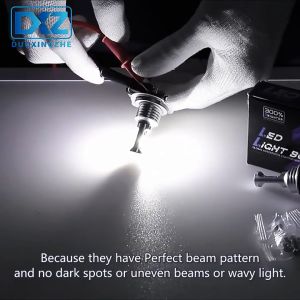 GIG AUTO Super Bright ไฟหน้ารถยนต์ H7 หลอดไฟ LED ไฟรถ 10000LM 6000K ไฟหน้า LED สำหรับรถยนต์1 คู่ ไฟส่องสว่าง Super Bright (พร้อมจัดส่ง)