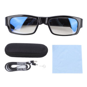16:9 Camera Glasses Sports Action Cycling Glasses Camera 1080P HD Video Recording Photos Taking for Outdoor Activities