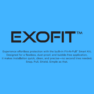 UNIQ Optix EXOfit iPhone 17 Pro Max / 17 Pro Easy Installation Screen Protector 9H Tempered Glass