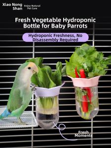 XIAONONGSHAN | Bird Feeder For Parrots Cockatiels Lovebirds Mynahs Budgerigars