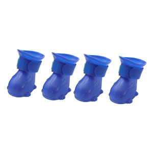 Pet rain shoes dog cat anti-slip rubber boot dogs cats foot cover puppy waterproof socks small medium dogs protect the paw