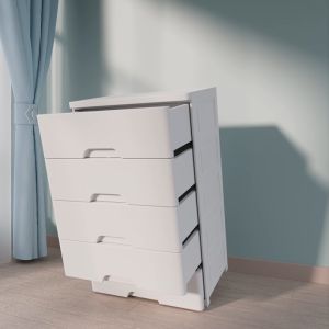 Animacos Loker Plastik Lemari Plastik Lemari Pakaian Laci Plastik Kabinet Drawer Storage Cabinet [ Garansi lima tahun ]