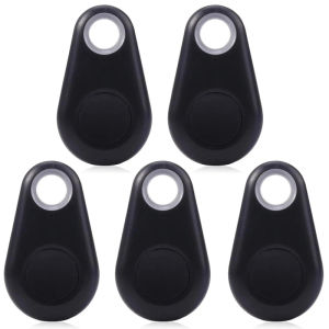 1-5pcs Mini GPS Tracker Bluetooth Tracker AntiLost Device Round Pet Kid Bag Wallet Tracking Smart Finder Locator For IOS Android