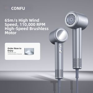CONFU | High-Speed Confu Hair Dryer Large Wind Power Negative Ion Home Use Hair Care Electric Blow Dryer for All Hair Types And Lengths