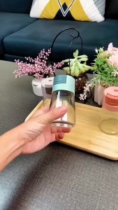 CHAINSHOP 2PCS  Press-type Seasoning Boxes Quantitative Salt Jars Airtight Salt Containers