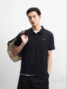 Jack Jones | Silk Comfortable Stylish Embroidery Slim-fit Short-sleeved Polo Shirt