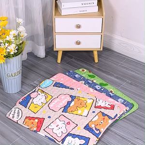 【KenCo】ที่นอนสุนัข ที่นอนแมว ที่นอนเย็น อ่อนนุ่ม เบาะสัตว์เลี้ยง ลายน่ารัก ไม่ทำให้สัตว์ระคายเคียงผิว เย็นสบาย