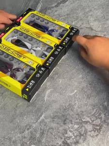 1:43 PAGANI ZONDA R AE86 Toy Model Cars Metal Diecast Doors Opened Rubber Tires Detachable Assembly Decoration for Boys Gifts
