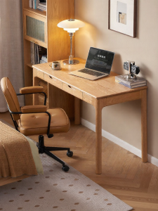 YUANSHI YUANSU | Modern Minimalist Solid Wood Desk