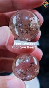 Collectors Grade Brazil Four Seasons Phantom Quartz Sphere