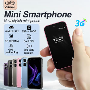 SERVO | SERVO Mini Smartphone Dual SIM cards Android 8.1 System 2GB+16GB 3G Network Play Store WiFi 3.0" Display Small Smart Phone
