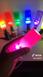 Shift Knob Mutiara Dengan Lampu LED Cocok Untuk Variasi Mobil Manual / Matic Tanpa Kunci Tombol Tongkat Persneling LED