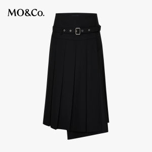 MO&Co. | Deconstructed Mid-waist Skirt with Belt
