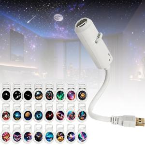 Mini Galaxy Star Projector Night Light Nebula Ceiling LED Lamp USB Star Night Light Starry Sky Ambient Lamp For Bedroom Party