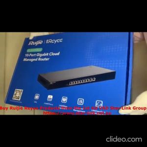 RUIJIE | REYEE RG-EG210G-E | 10 PORTS GIGABIT MANAGED  ROUTER | RACKMOUNT | 8LAN | 4 WAN PORTS | 200