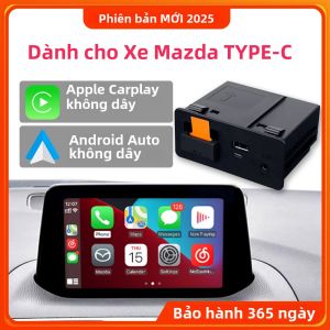 Bộ Chuyển Đổi USB Không Dây CarPlay Android Auto Nâng Cấp Mới Cho Mazda 3 6 2 CX3 CX5 CX8 CX9 MX5 Miata P2 P3 TK78669U0C
