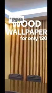 Wallpaper Wood Design 45CM x 30FT Self Adhesive 3D Waterproof PVC Wall Decorative