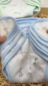 (3 Size/ 3-8Kg) - Set 10 Tã Dán Họa Tiết Sweetie CUNCON cho bé Trai Bé Gái - Miếng dán mềm bo tròn