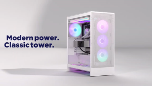 # NZXT H7 Flow (2024) [ RGB / NORMAL ] - Mid Tower Airflow T.G PC Case # [ Black / White ]