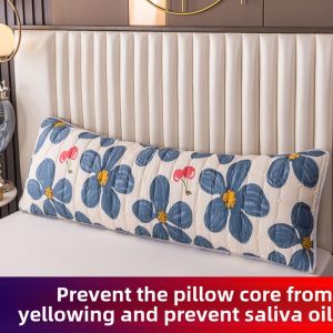 Waterproof Cotton Insert Long Pillowcase Double Size Couples Large Double Long Pillow Cover Inner Core Case Home Use